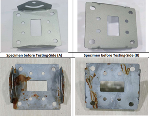 ASTM B117 Salt Spray Test Results